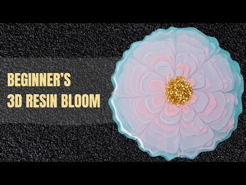 Easy & Simple RESIN FLOWER BLOOM Tutorial | Beginner Friendly