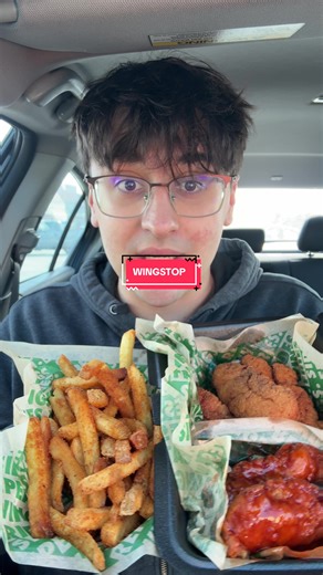 WINGSTOP #mukbang #asmr #wingstop #imhungry #food || wingstop crunchy tenders ,, hot honey fries ,, ranch