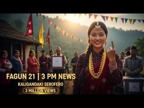 फागुन २१ दिउसो ३ बजेको खबर