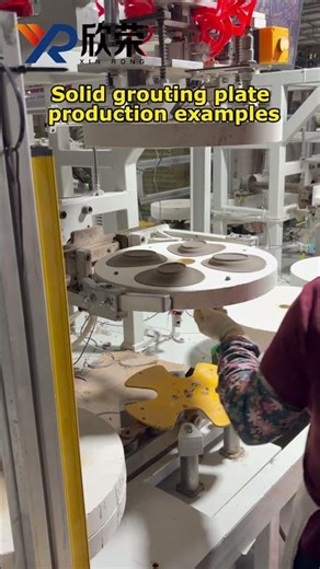 Xinrong Solid Casting Machine: Plate Production Example #factory #ceramicautomation #machine
