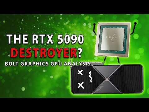 The RTX 5090 DESTROYER? Bolt Graphics GPU Analysis | RX 9060XT Date