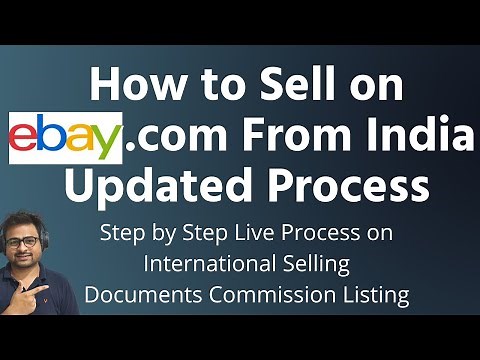 How to Sell on Ebay.com From India Step by Step | Sell on Ebay From India Process Documents Listing