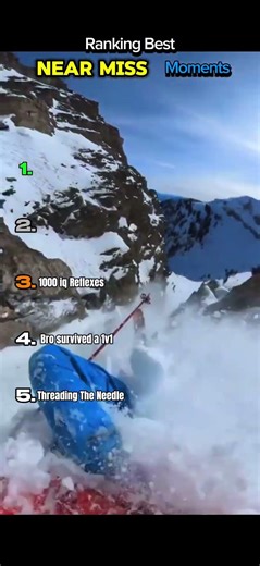 Ranking Near Miss Moments #ranking #nearmiss