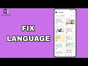 How To Fix And Solve Language On OneNote App | Final Solution