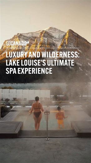 Go Canada on Instagram: "⁠Find your inner peace at BASIN Glacial Waters, a luxurious, all-sensory thermal bathing experience in the iconic Fairmont Château Lake Louise of Banff National Park, Alberta. This thoughtfully designed retreat pairs minimalistic grandeur with the pristine beauty of the Canadian Rockies, inspired by Nordic tradition and the source of glacial waters.⁠ ⁠ Expect an immersive, self-guided journey through hot-cold-rest circuits, including Finnish, Bio, and Aufguss saunas, an