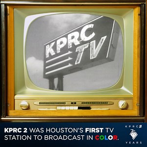 📺Houston was the first Houston television station to broadcast in color! | KPRC2 / Click2Houston