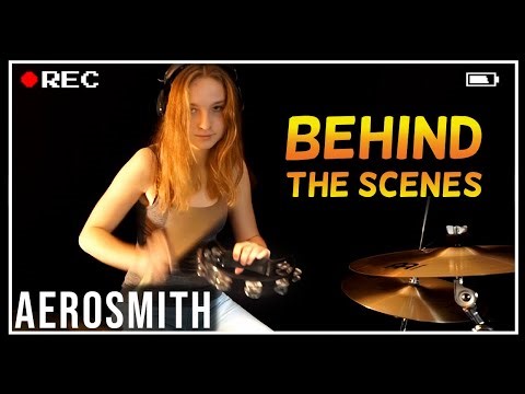 Behind-the-scenes with Sina (2018) • recording Aerosmith drum cover