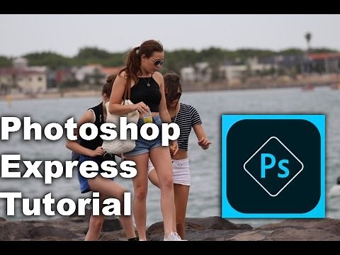 Adobe Photoshop Express Tutorial on IPhone ( Picture Editing )