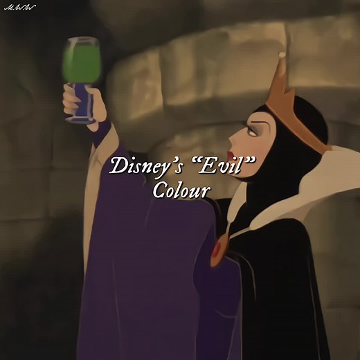 Exploring the Dark Side of Disney Villains in Green | Scary Color Palette