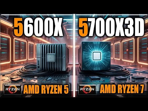 5600X vs 5700X3D Benchmarks - Gaming Benchmarks / Applications Tests