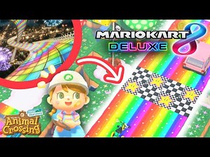 I MADE RAINBOW ROAD IN ANIMAL CROSSING