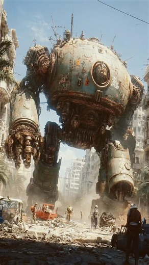 Giant Robot Spotted in the City… 🤯