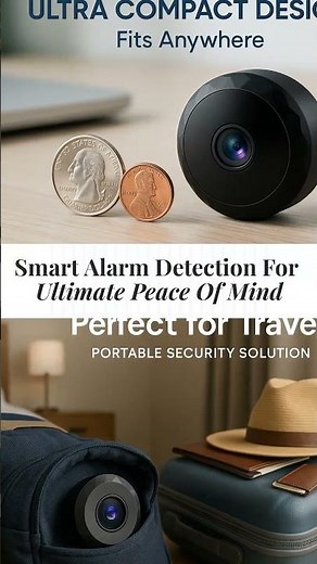 Compact Security with the Mini Smart Camera!