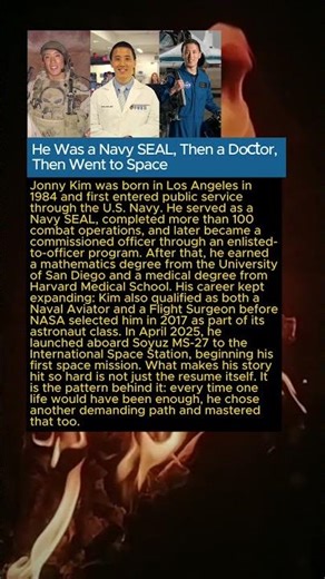 He Was a Navy SEAL, Then a Doctor, Then Went to Space
