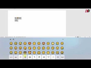 Windows 10 - schermtoetsenbord en Kaomoji