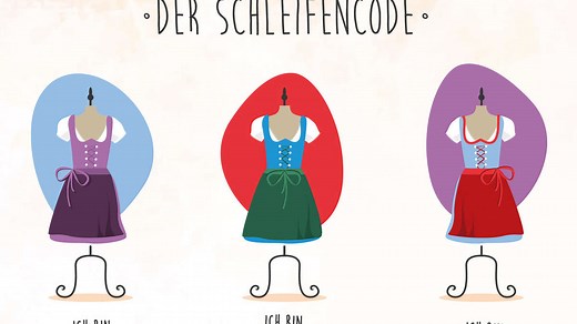 Dirndl-Schleife binden für Oktoberfest: Auf welcher Seite binde ich sie? Links, rechts oder in der Mitte?