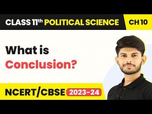 Development - Conclusion | Class 11 Political Science