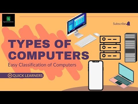 Types of Computer in Hindi | Classification of Computers | Computer Classification‪@quicklearnerss‬