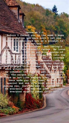 God loves how you look and act- don’t change for any human when He made you perfect as you are#amen