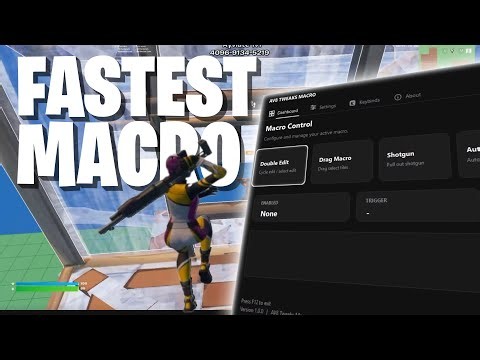 SHOWCASING the FASTEST FORTNITE MACRO