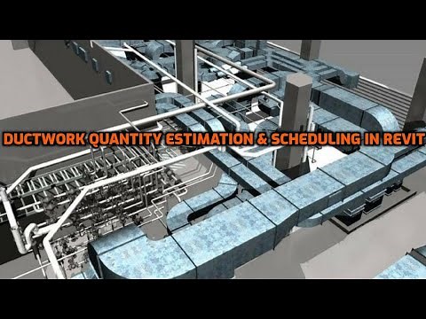 duct quantity takeoff (duct quantity estimation)& create duct schedule in REVIT, duct excel schedule