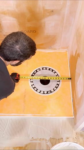 Home Repair Tutor | Schluter shower drain installation tips…I set the drain after the pan and ensure it’s centered. One big mistake folks make is leaving... | Instagram