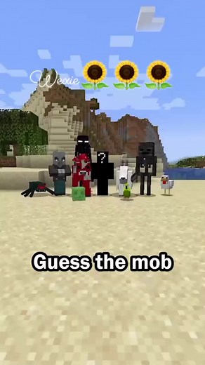 Minecraft Mob's in 60 seconds #MinecraftTrivia #minecraftmobs #GuessTheMob | Windy Bandico