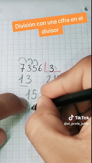 Pilas, con la división con una cifra en el divisor... #division #elpro...