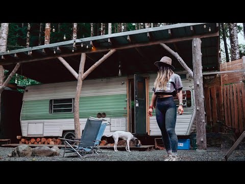 Coolest Camper Tiny Home in the Forest! Worth the struggle