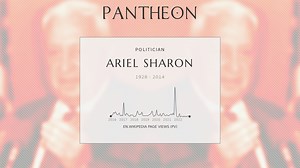 Ariel Sharon Biography | Pantheon