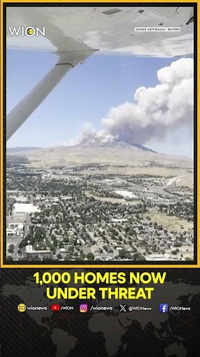 Hawk Fire Explodes Near Reno, Threatens 1,000 Homes As Nevada Declares Emergency