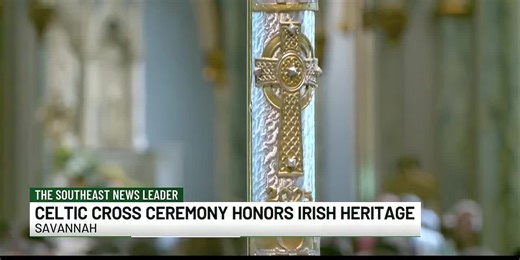 Savannah’s Irish community gathers for Celtic Cross Mass and Ceremony
