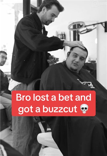Buzzcut Transformation After a Bet Loss