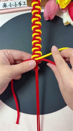 New Year bracelet tutorial #handmade diy #parent-child #rope braiding