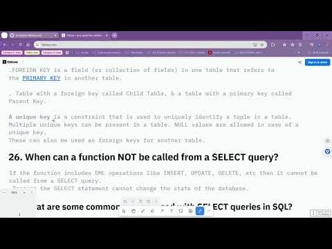 SQL keys & Select Query
