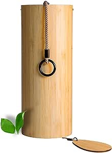 Windchime Bamboo Wind Chimes Meditation Wind Bells for Sound Healing Chakra Yoga Practice Sound Therapy Frost Am Chord