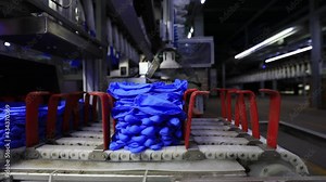 NBR glove automatic packaging production line, North China