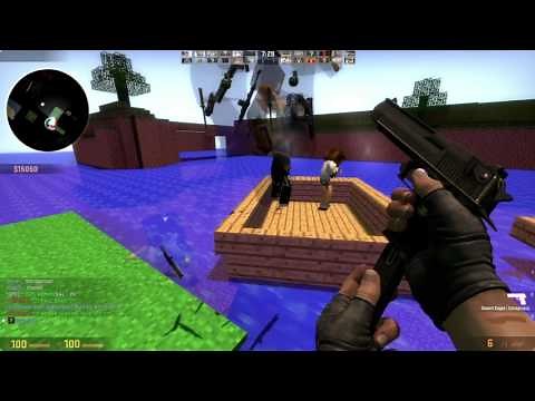 Counter-Strike Global Offensive: Zombie Escape - ze_Minecraft_Adventure_v1_3d (Stage 1) on GFL