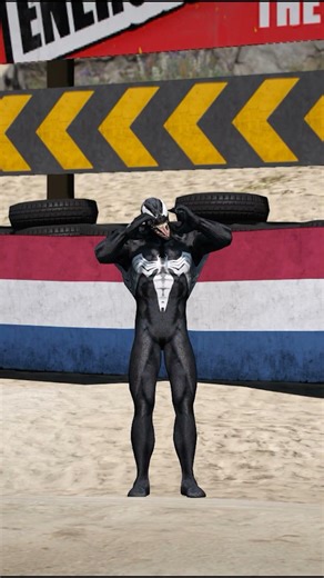 Venom Challenged Spider-Man to a Stunt Jump... Big Mistake! 😂 #gta5 #gta5mods