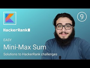 9. Mini-Max Sum - HackerRank Kotlin Solution