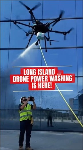 Drone Power Washing in Action | No Ladders, Faster Cleaning
