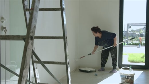 Painter, Paint, Roller. Free Stock Video