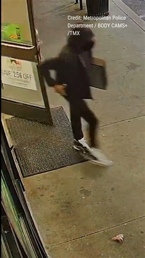 157K views · 724 reactions | JUMP SCARE: Armed thief caught on camera hopping over convenience store counter and snatching an entire cash register. | Fox News | Facebook