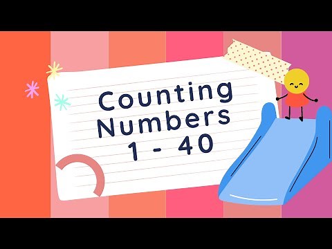 Let's Count & Learn: Numbers 1 to 40 | Math Count with Me