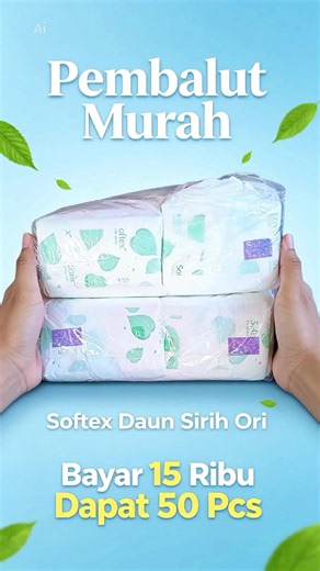Pembalut Softex Daun Sirih 50 pcs Murah, Harga Terjangkau