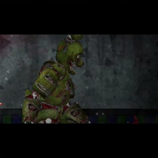 Springtrap Model Test Bite By Night Animation #dc2 #springtrap #fnaf #animation #deadbydaylight