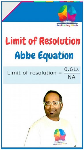 Abbe Equation Explained👉🏻 #abbe #equation #lifesciences #biology #microscope