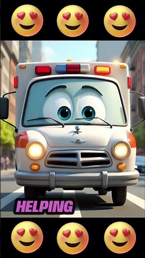 🚑 Ambulance Coming Fast! Wee-Woo Siren | Vehicle for Kids #shorts