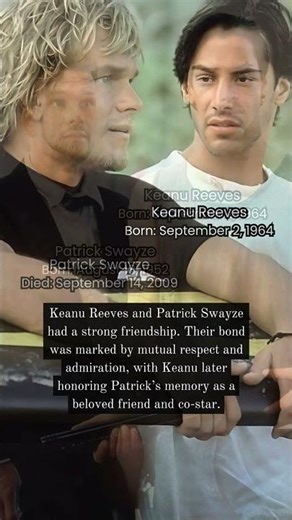 Keanu Reeves and Patrick Swayze: Brotherhood Beyond Point Break