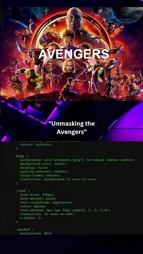 "🌟Interactive Text Mask with CSS & HTML🌟"